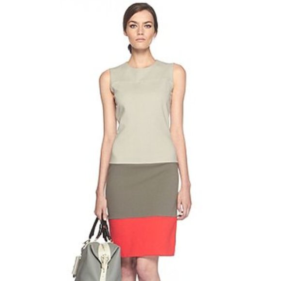 Diane Von Furstenberg Sharby colour block dress - Picture 4 of 9